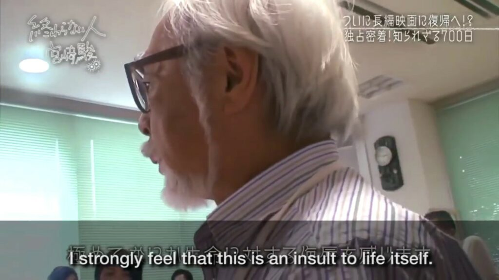 Hayao Miyazaki on AI in 2016 NHK documentary